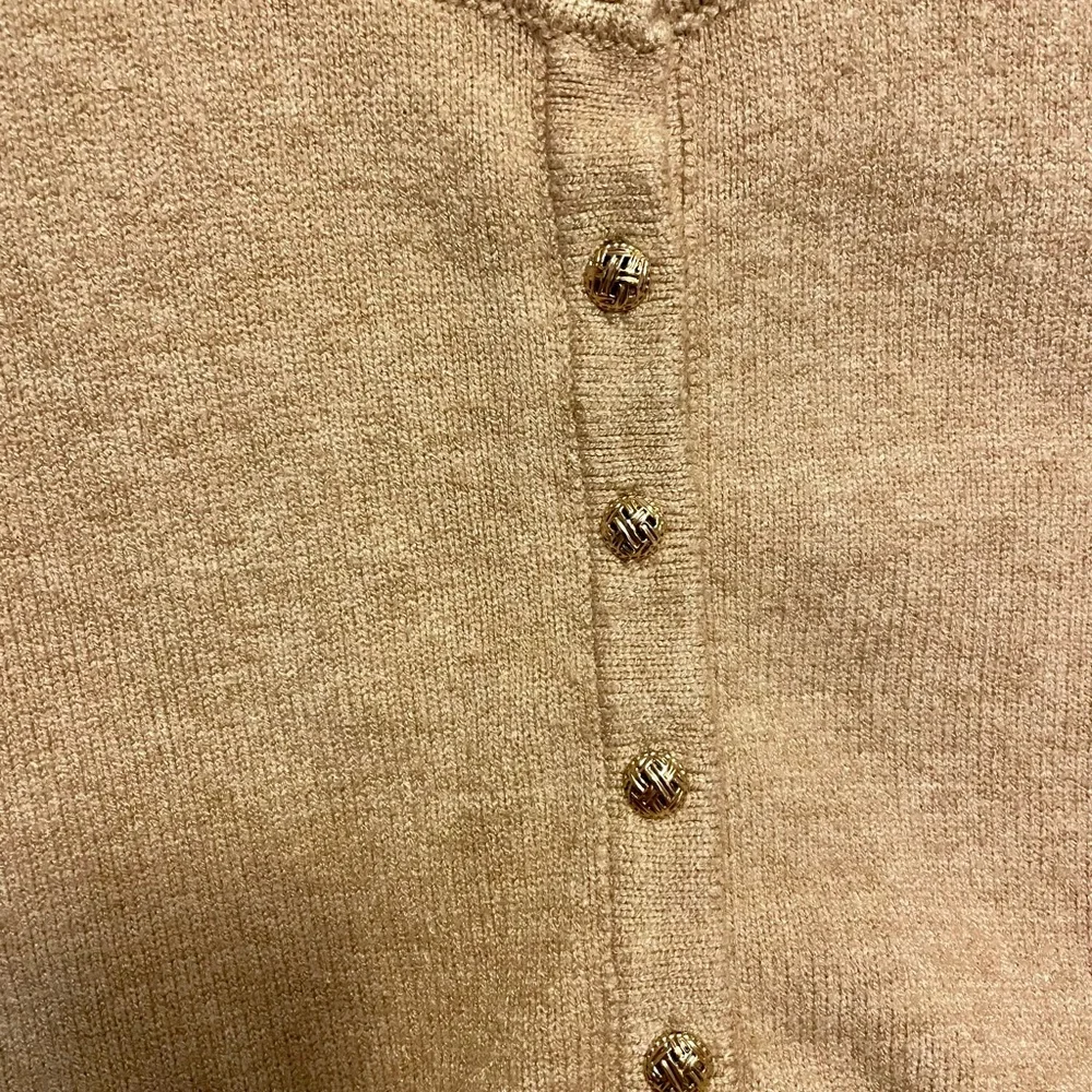 Emerson Lang Young Contemporary Brown Button-Up Cardigan - Picture 12 of 12